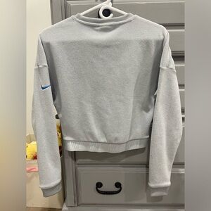 Nike Grey Crop Top long sleeve